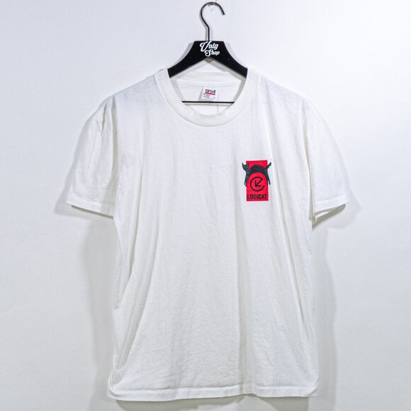 Logicat Promo T-Shirt Large VTG 90s Retro Streetwear - Picture 1 of 6